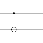 CNOT gate diagram